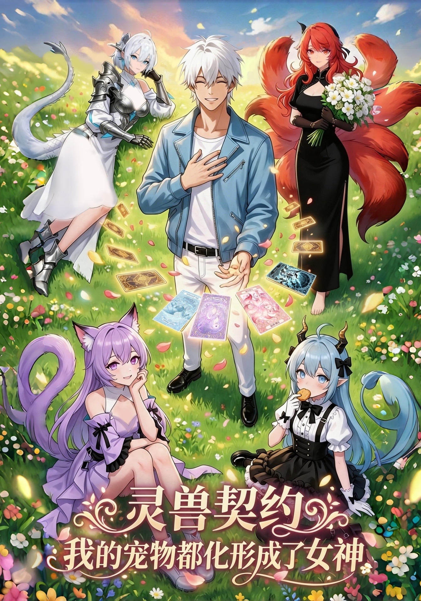 灵兽契约：我的宠物都化形成了女神