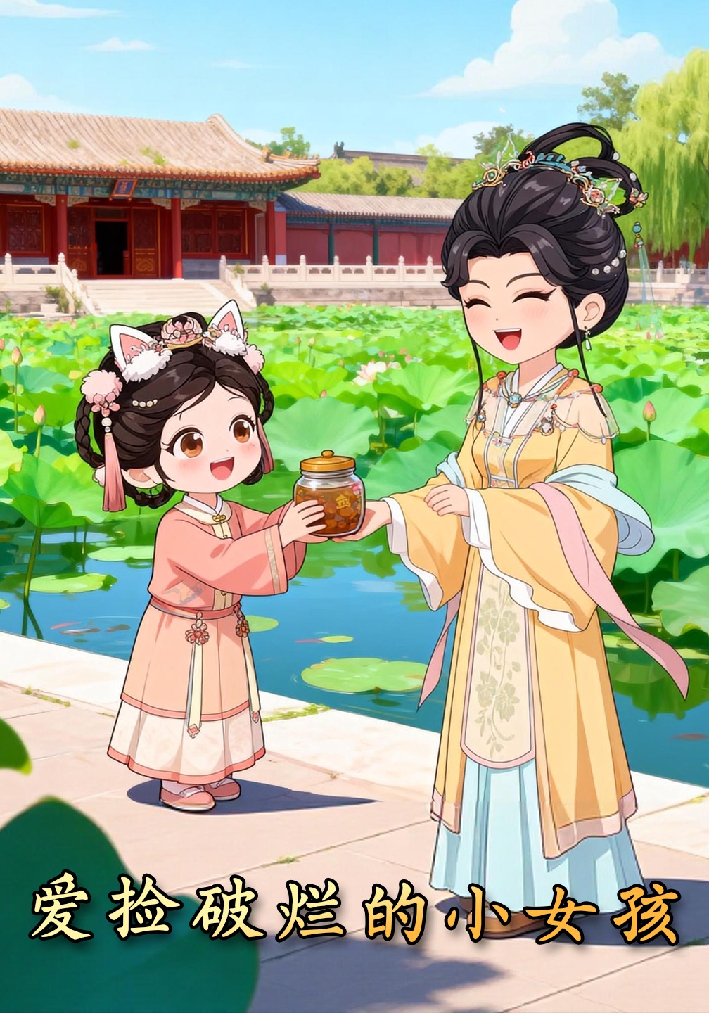 爱捡破烂的小女孩