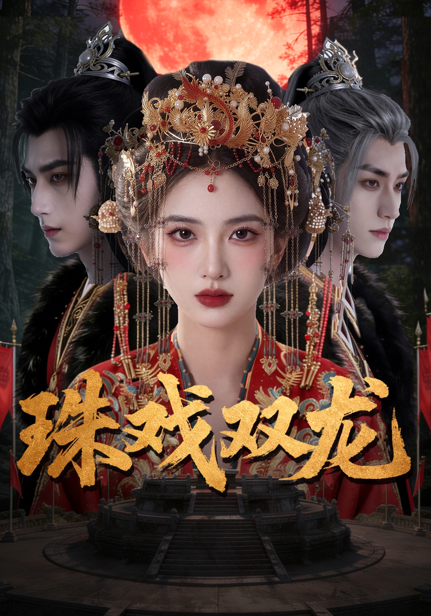 珠戏双龙