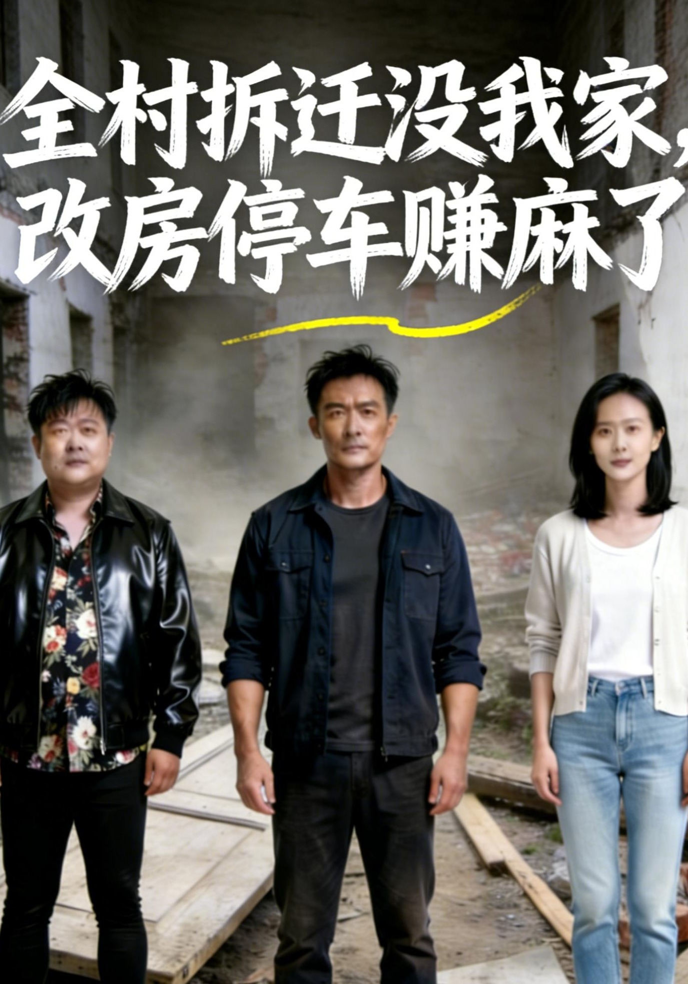 全村拆迁没我家，改房停车赚麻了