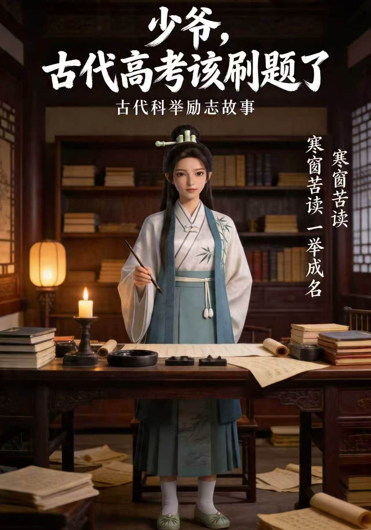 少爷，古代高考该刷题了