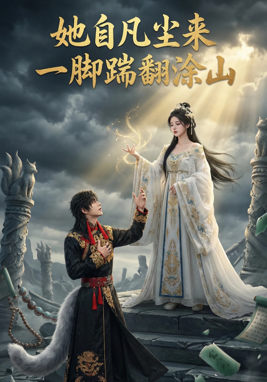 她自凡尘来，一脚踹翻涂山