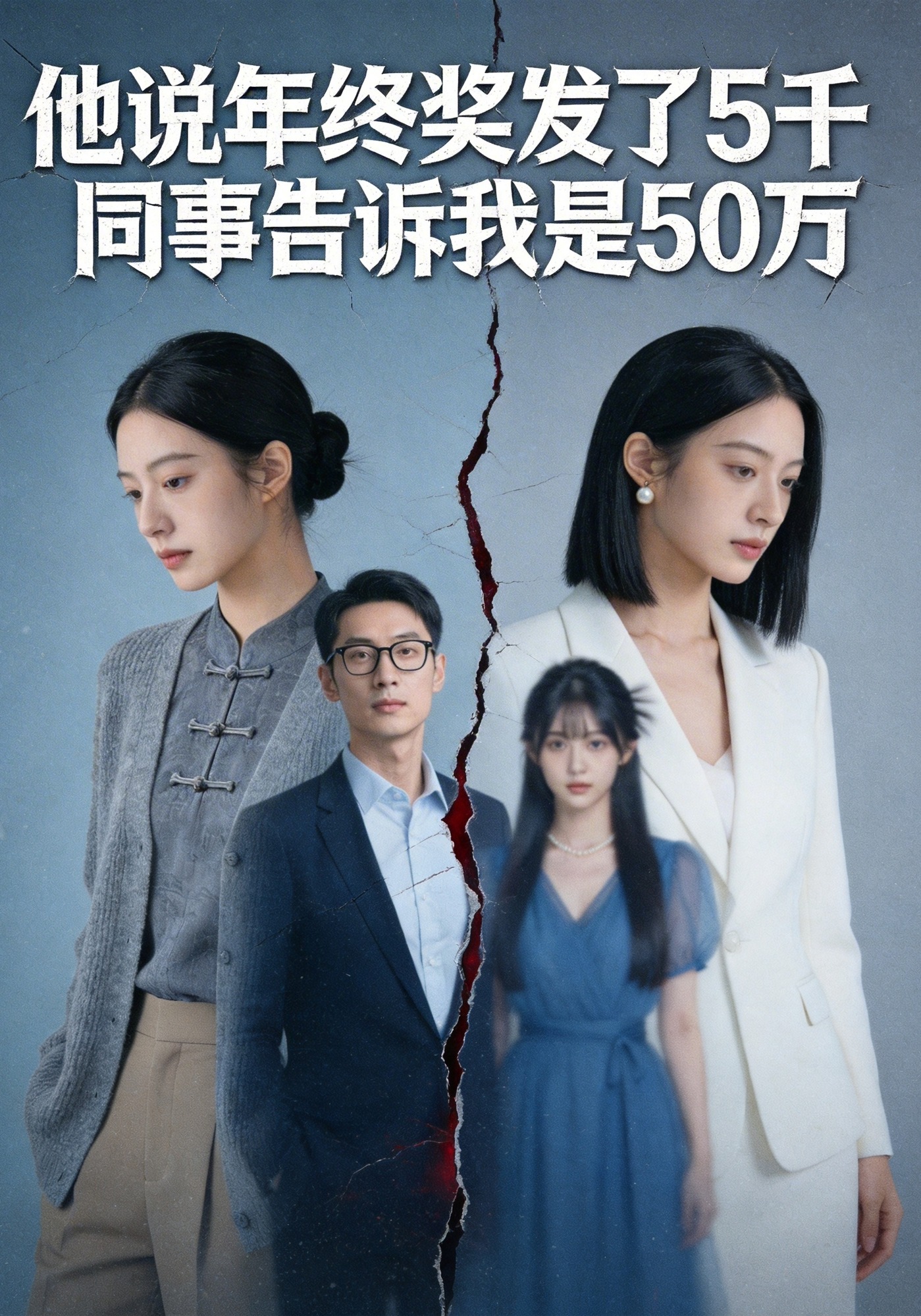 他说年终奖发了5千，同事告诉我是50万