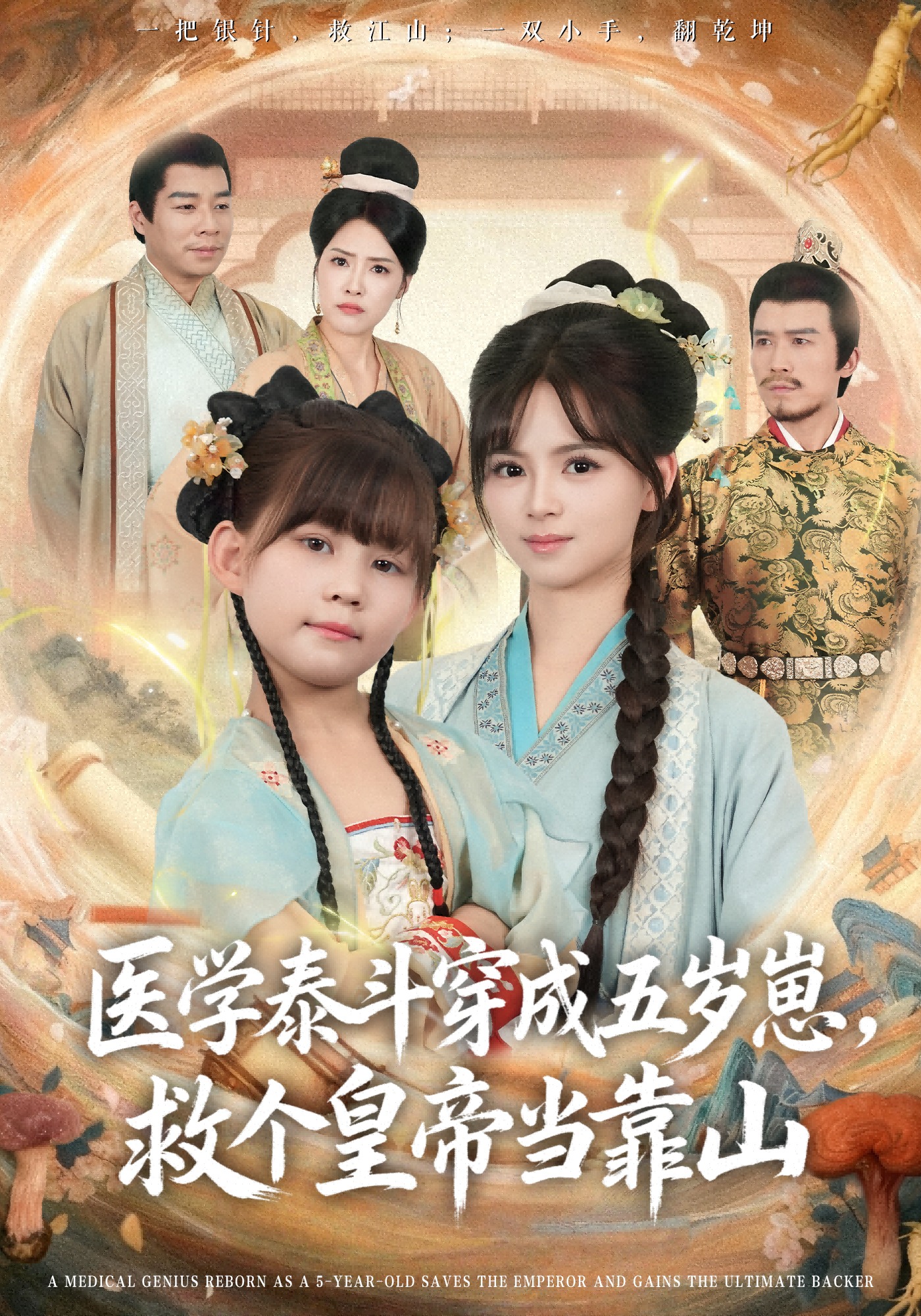 医学泰斗穿成五岁崽，救个皇帝当靠山封面图