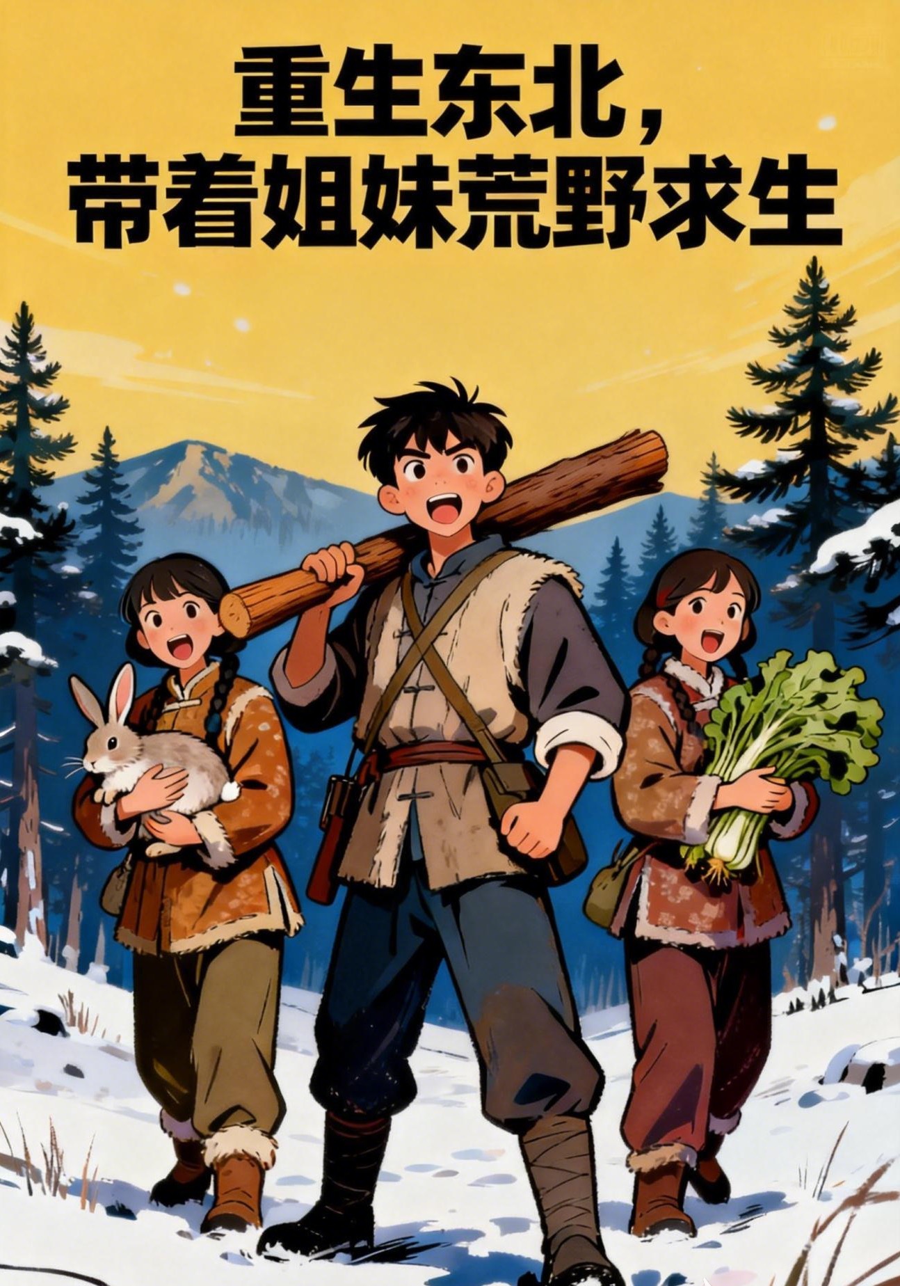 重生东北，带着姐妹荒野求生