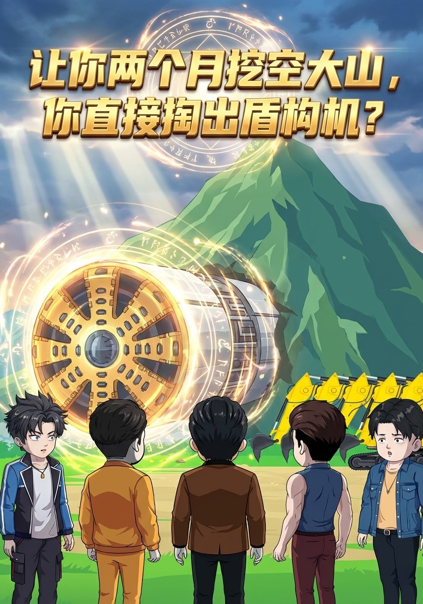 让你两个月挖空大山,你直接掏出盾构机