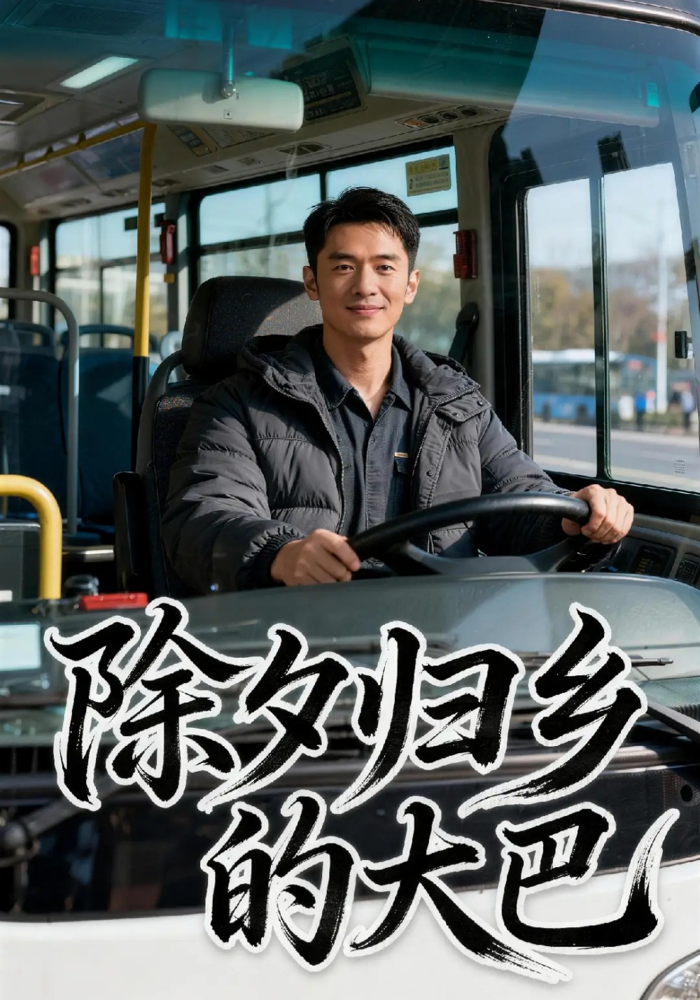 除夕归乡的大巴