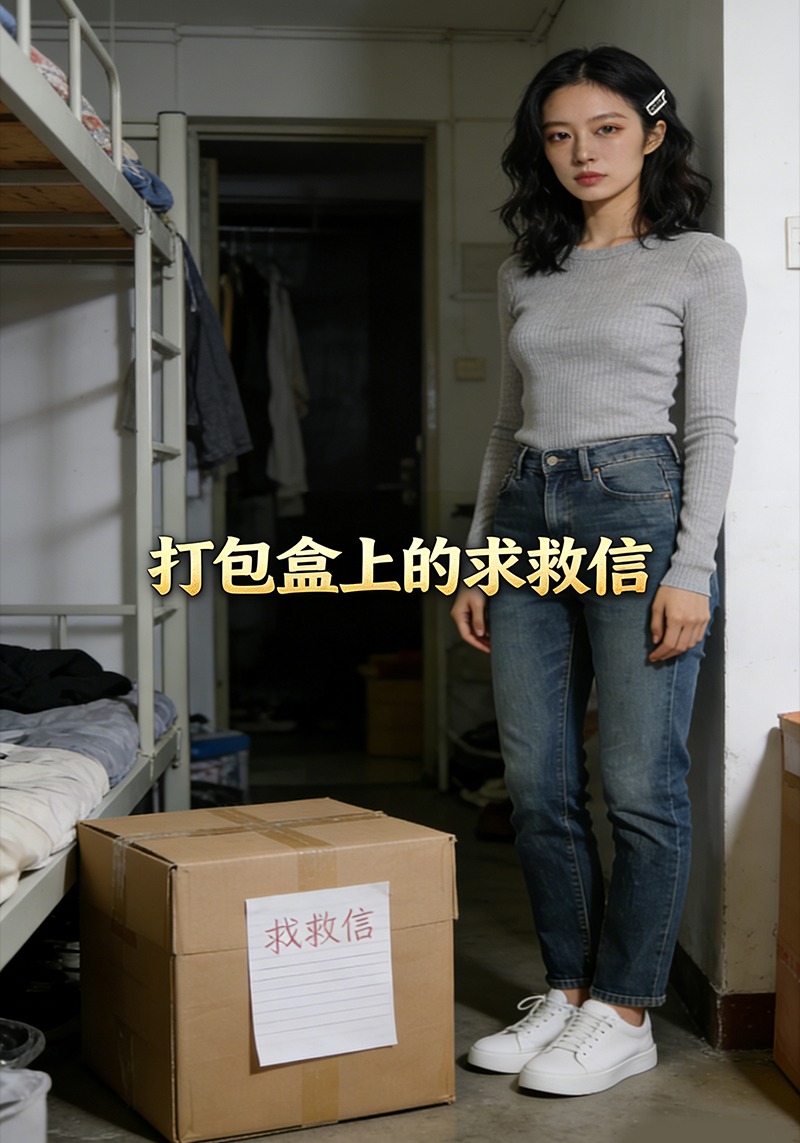 打包盒上的求救信