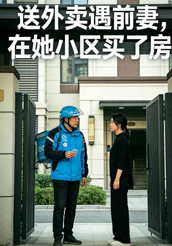 送外卖遇前妻，在她小区买了房