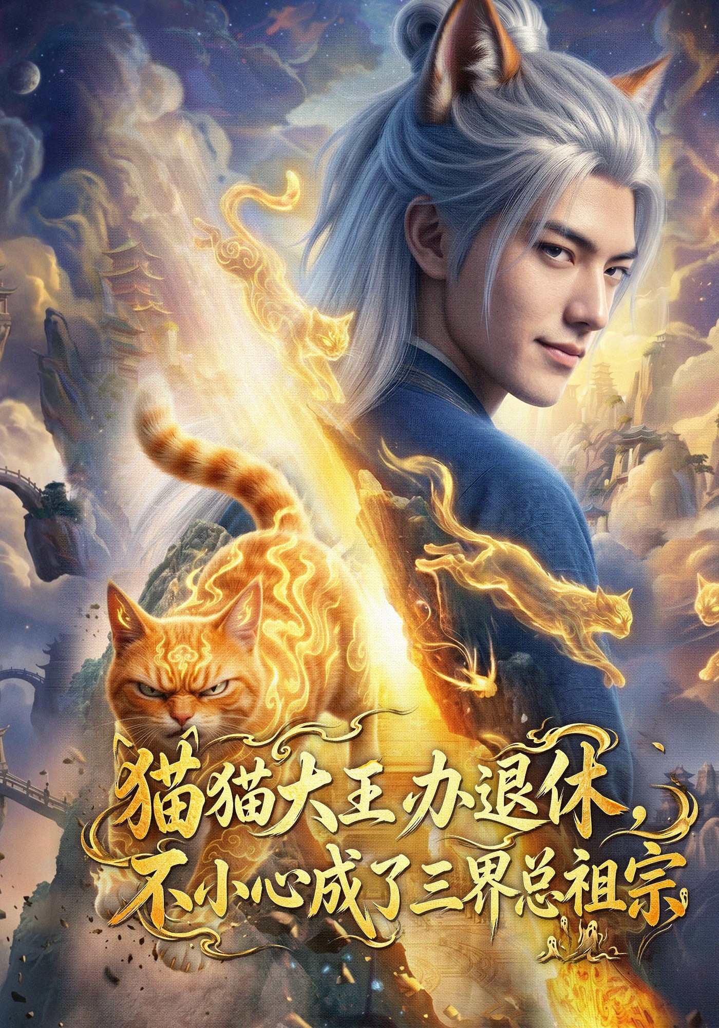 猫猫大王办退休，不小心成了三界总祖宗