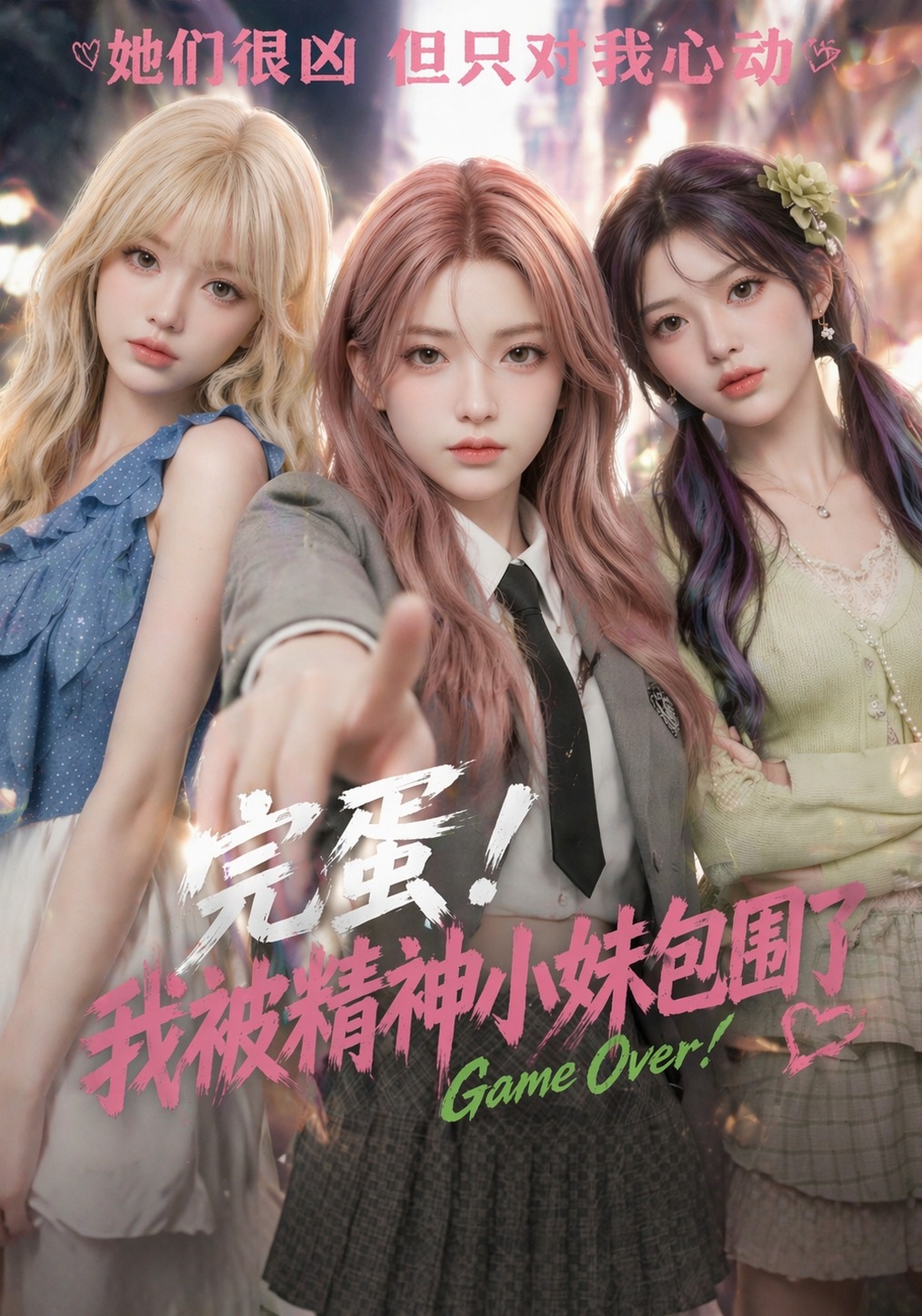 完蛋，我被精神小妹包围了