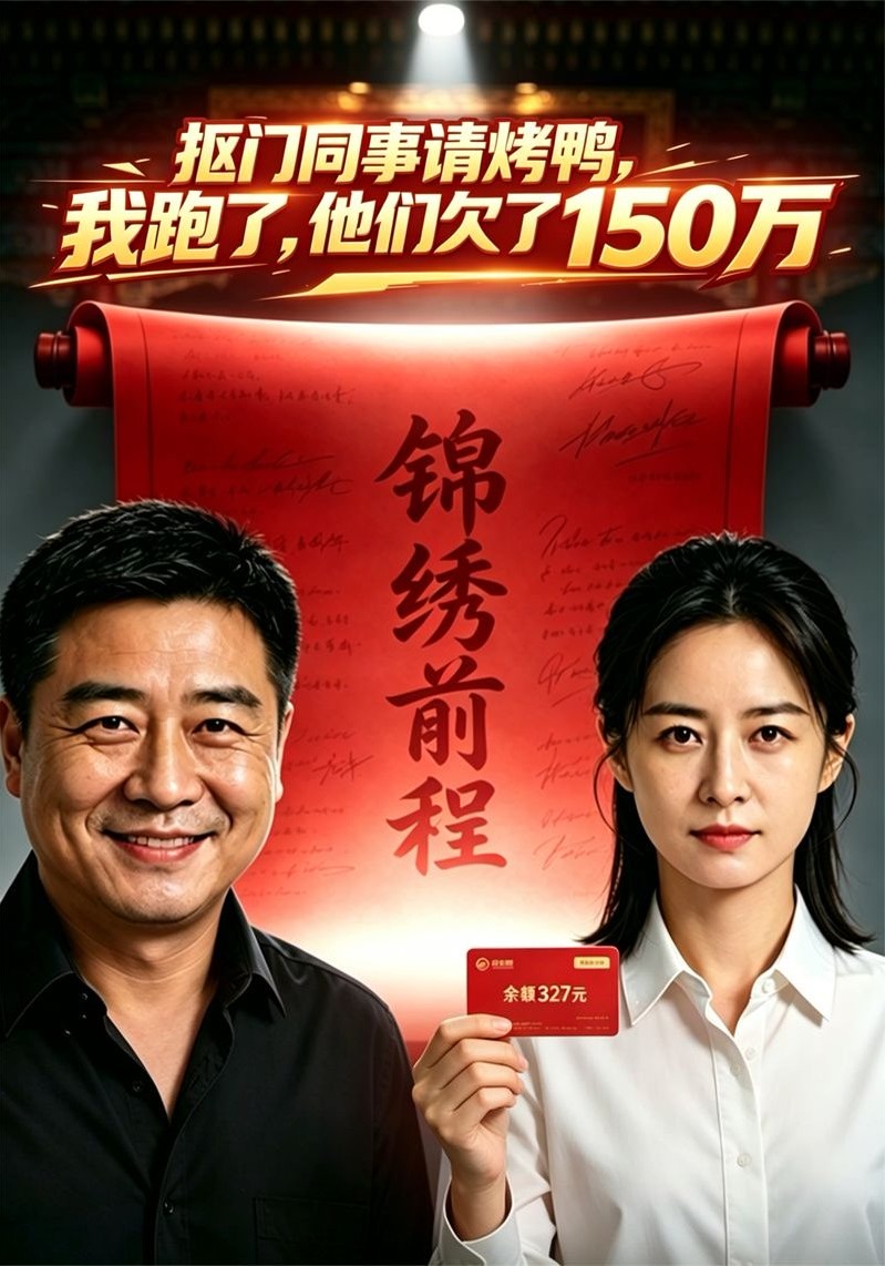 抠门同事请烤鸭，我跑了，他们欠了150万