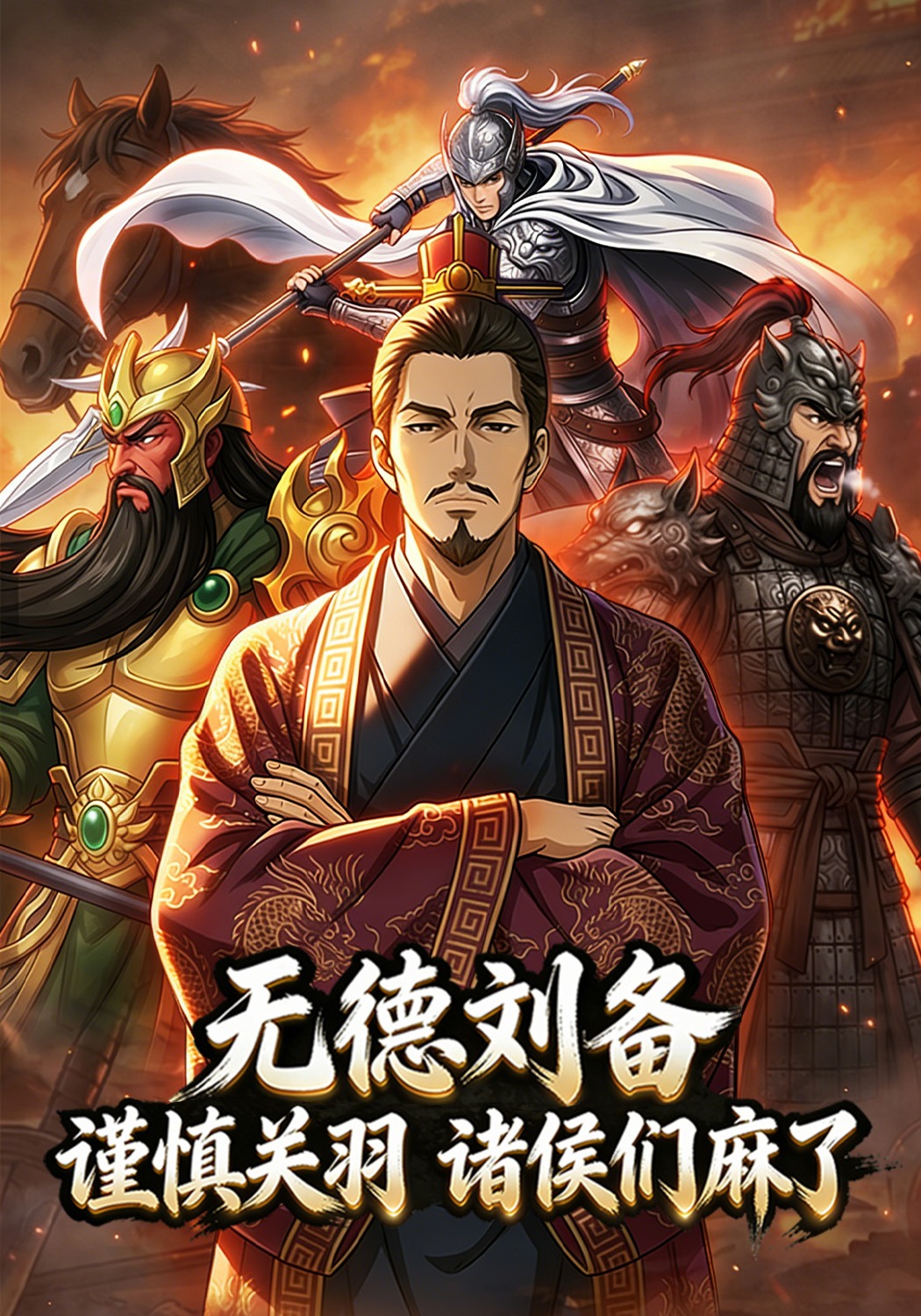 无德刘备，谨慎关羽，诸侯们麻了