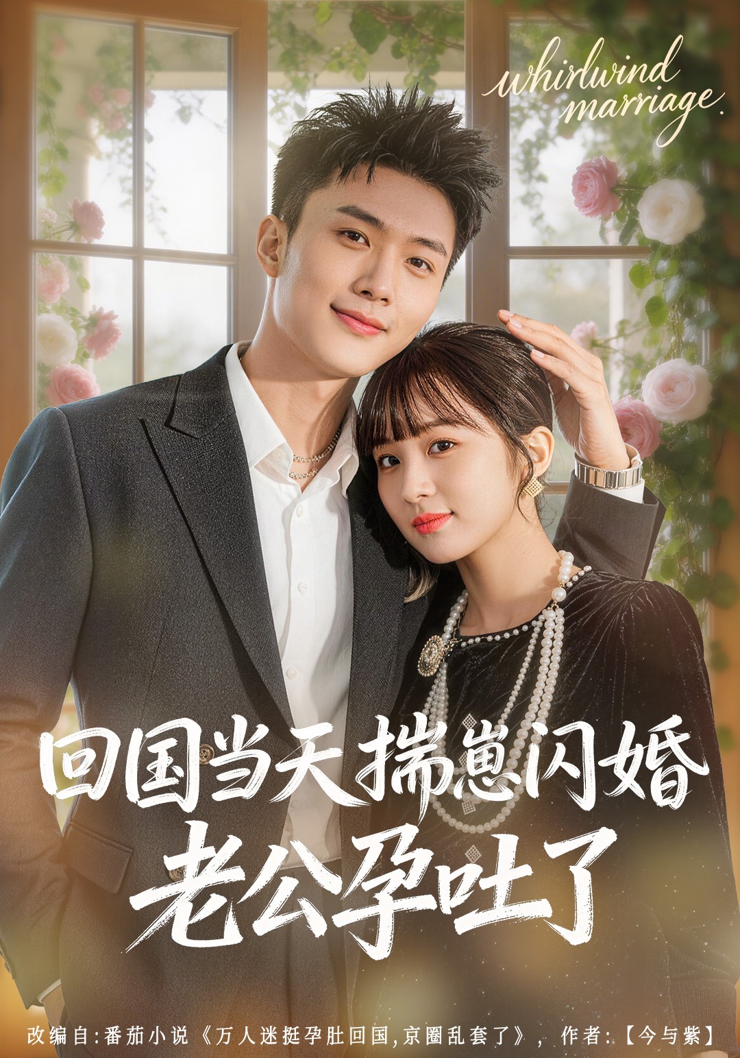 回国当天揣崽闪婚，老公孕吐了